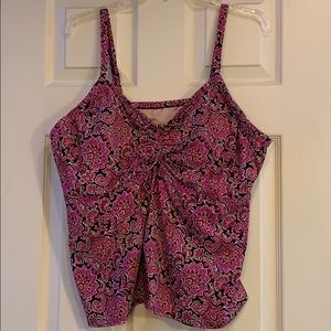 Lands’ End Tankini Top Sz 22W